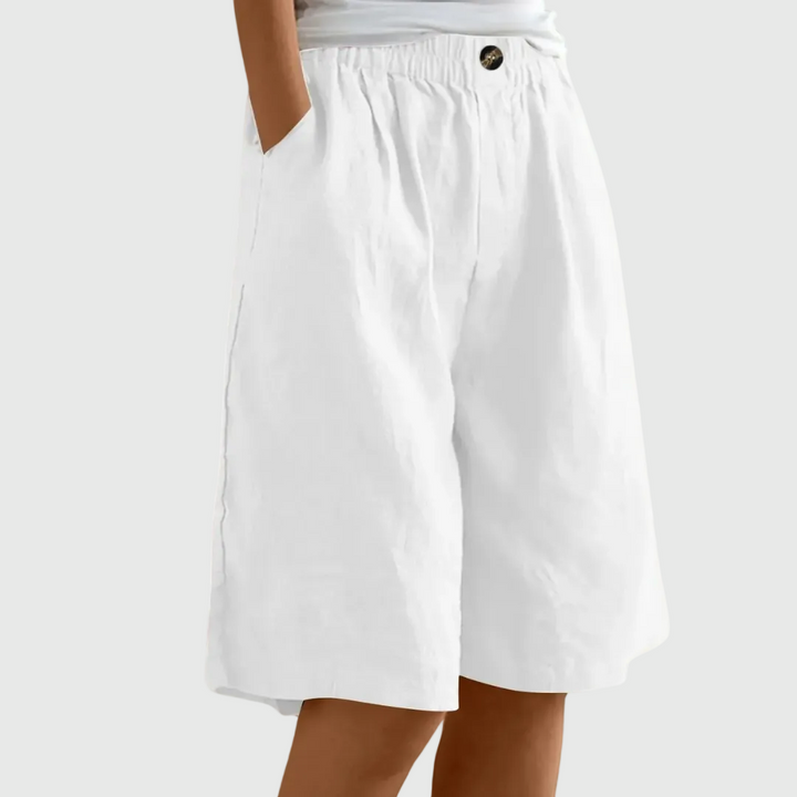 Miley | Chic Cotton-Linen Shorts