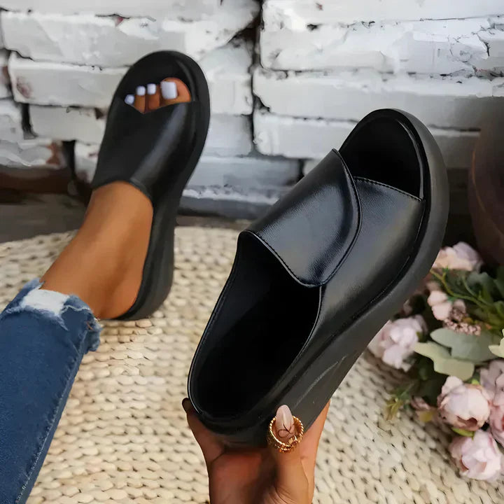Eliza™ – Orthopedic Wedge Slip-On Sandals