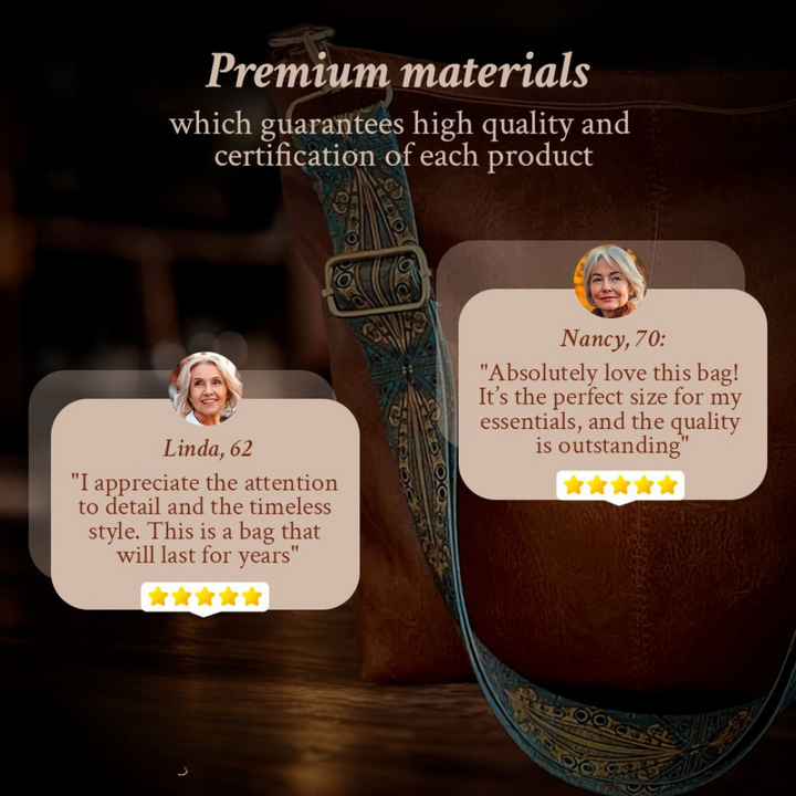 Linda - Classic Leather Shoulder Bag with Vintage Appeal