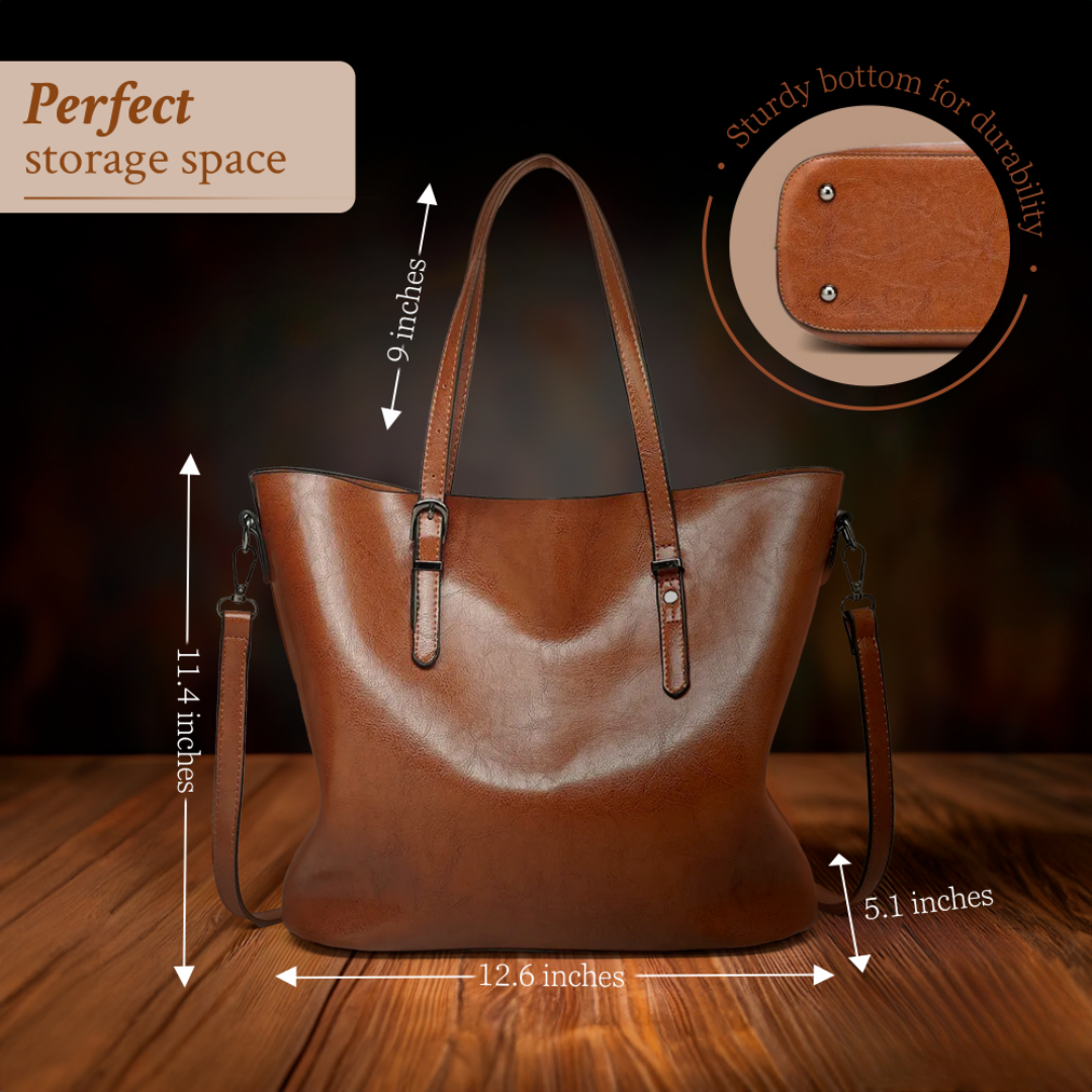 Jane | Classic Vintage Leather Handbag