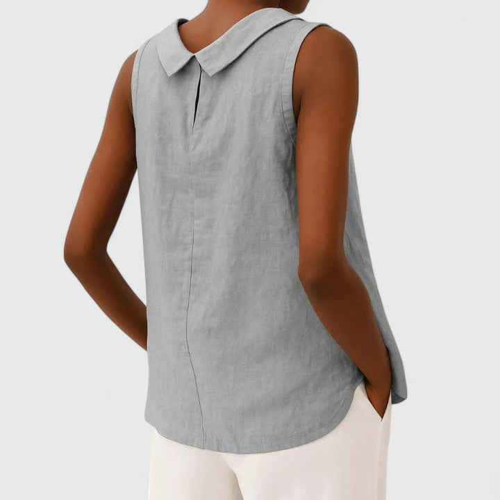 Anastine | Stylish Roll Collar Top