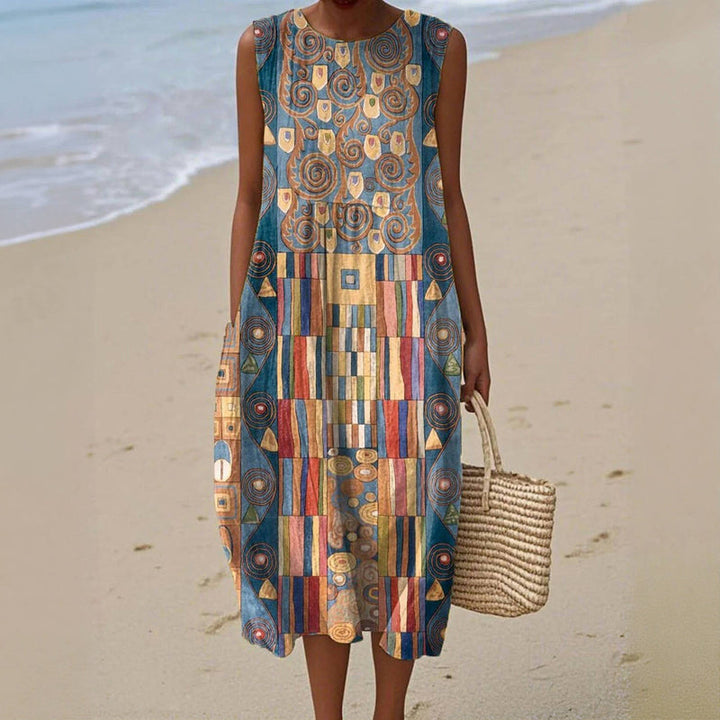 Charming Holiday Dress - Easygoing Fit