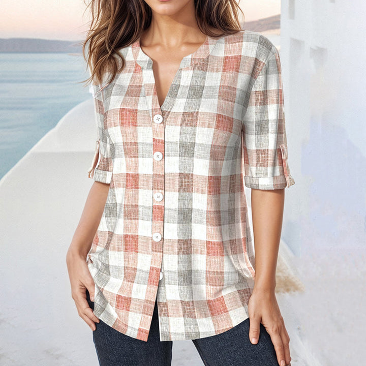 Charming Midi Blouse for Weekend Wear
