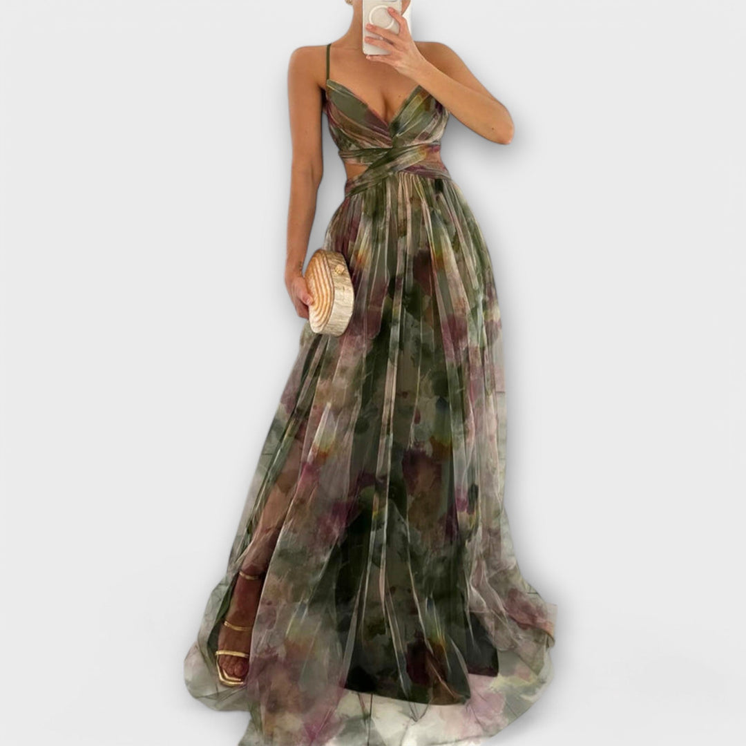 Annai Mesh Maxi Dress - Stylish and Flattering Fit