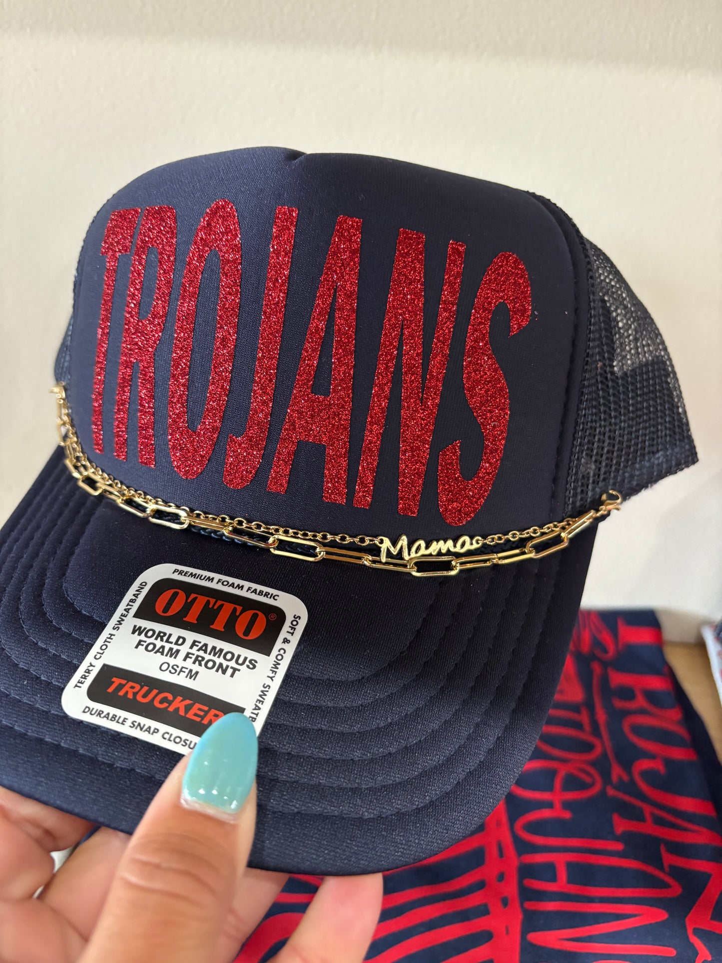 Trojans glitter hat