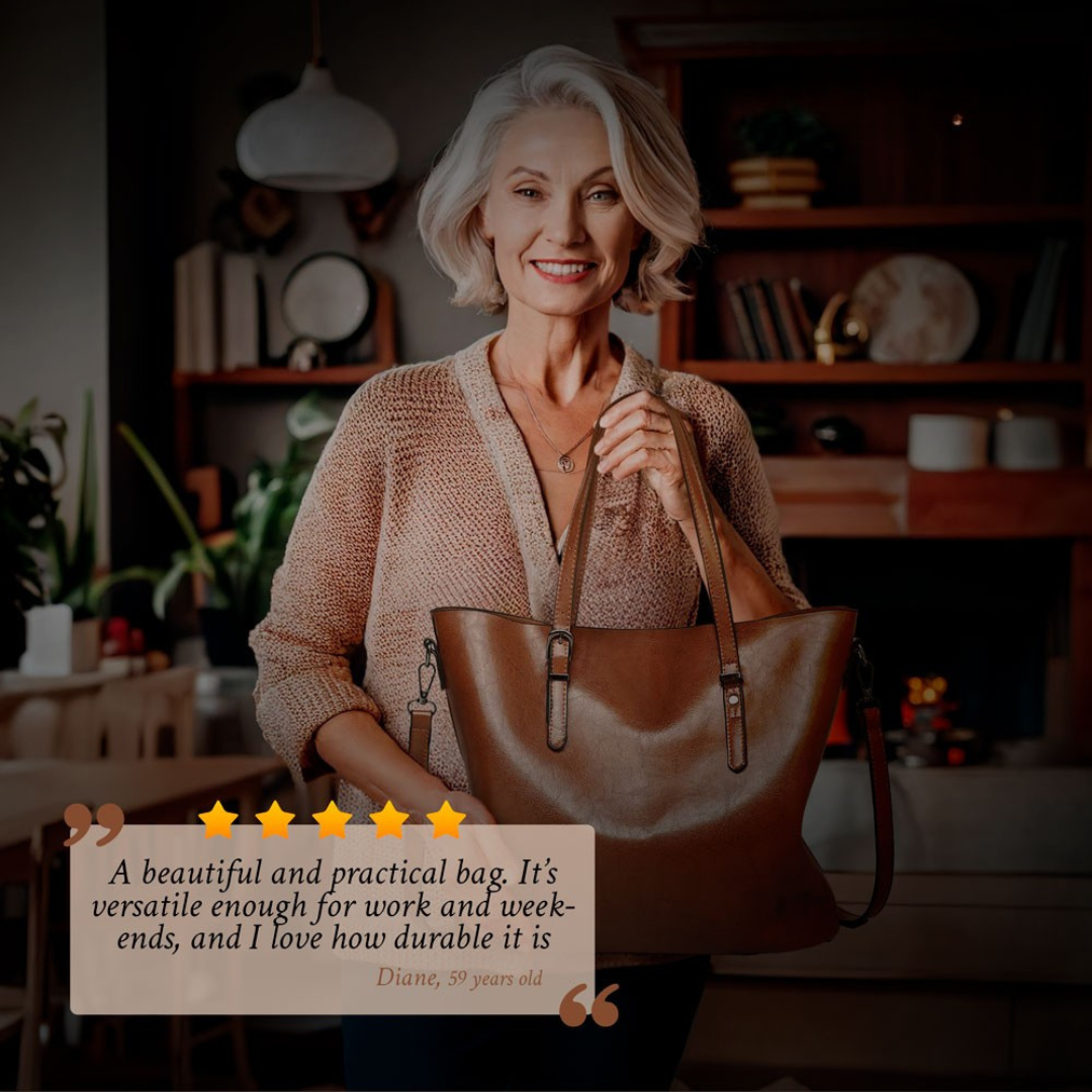 Jane | Classic Vintage Leather Handbag