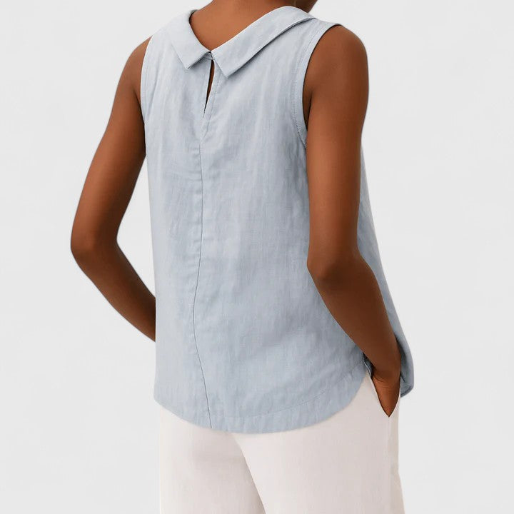 Anastine | Stylish Roll Collar Top