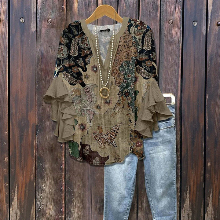 Flowy Holiday Charm Blouse