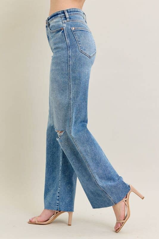 Judy Blue Vintage Wash Wide Leg