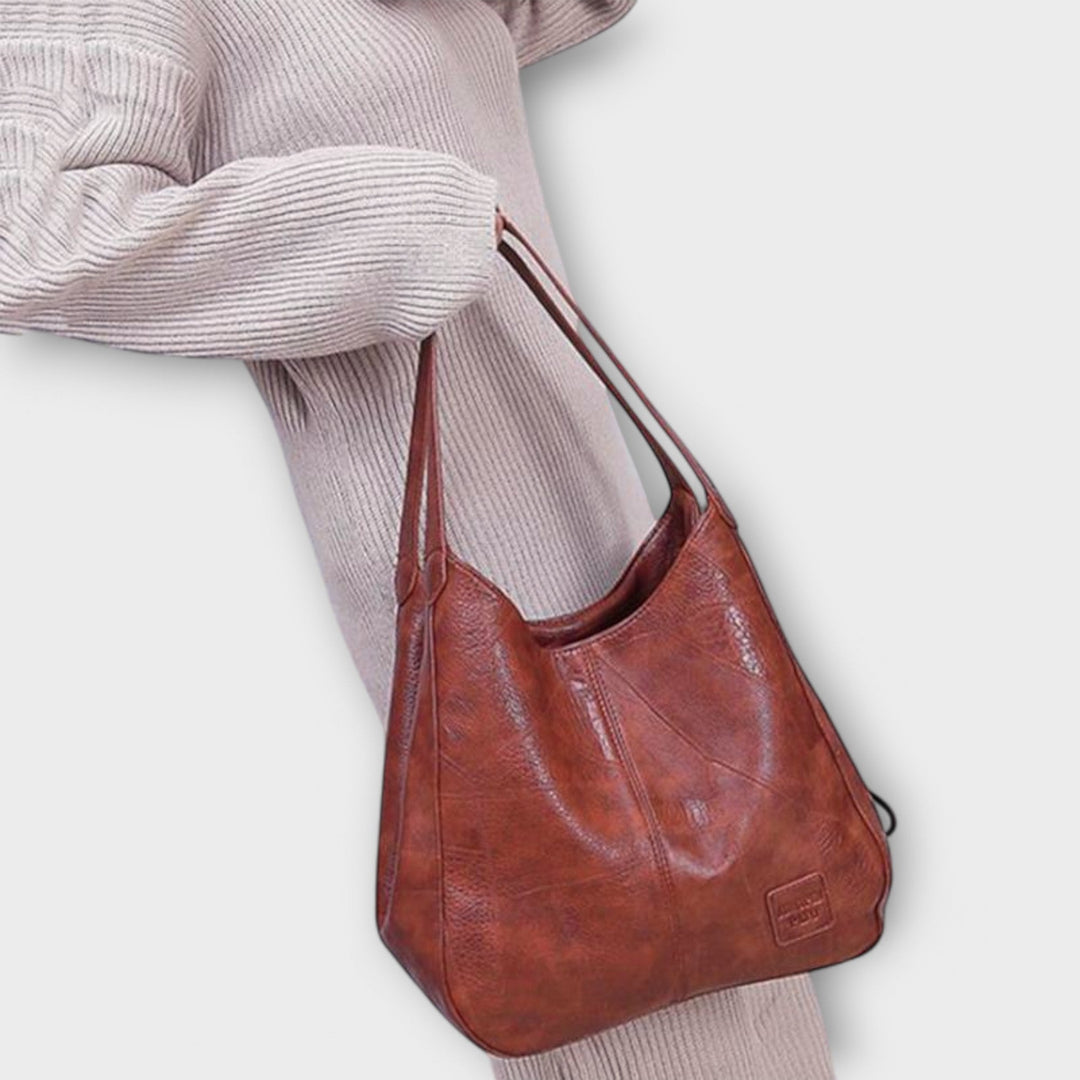 Olivia - Classic Leather Vintage Bag