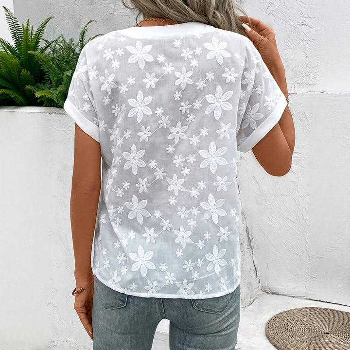 Charming Evening Blouse - Relaxed Fit