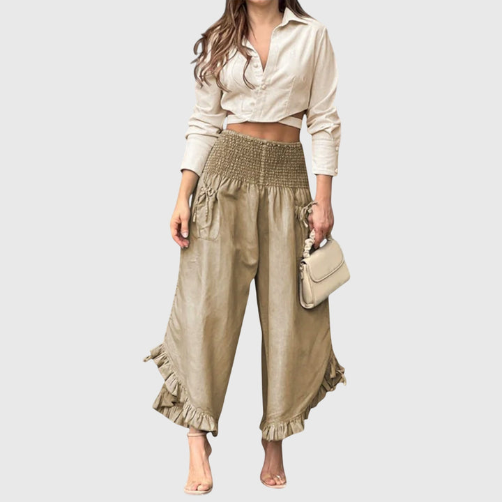 Jaya - Stylish Casual Pants with Trendy Pleats