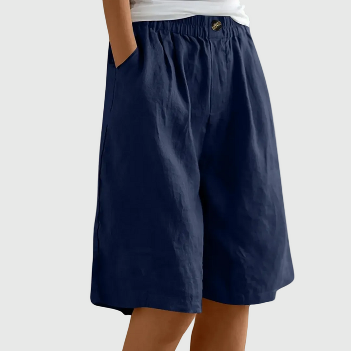 Miley | Chic Cotton-Linen Shorts