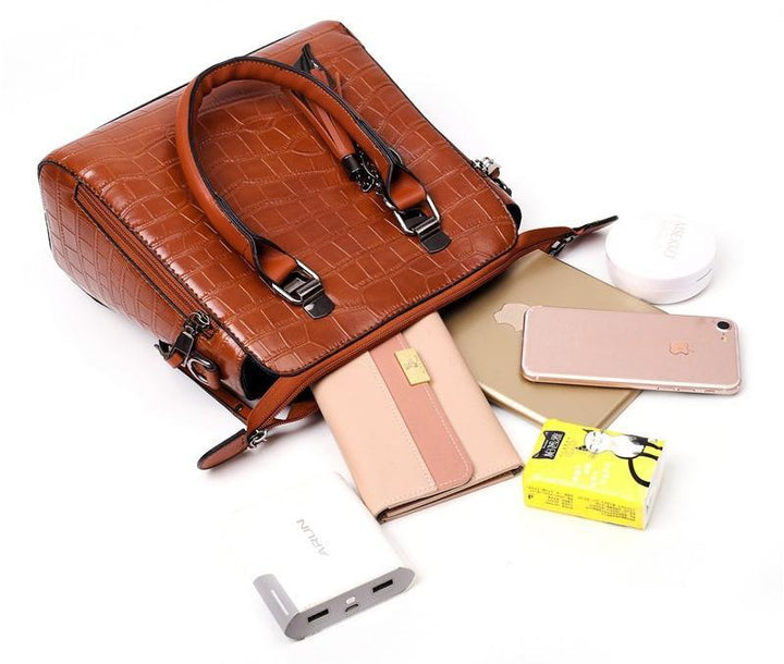 Evelyn - Chic Everyday 4-Piece Leather Bag Collection