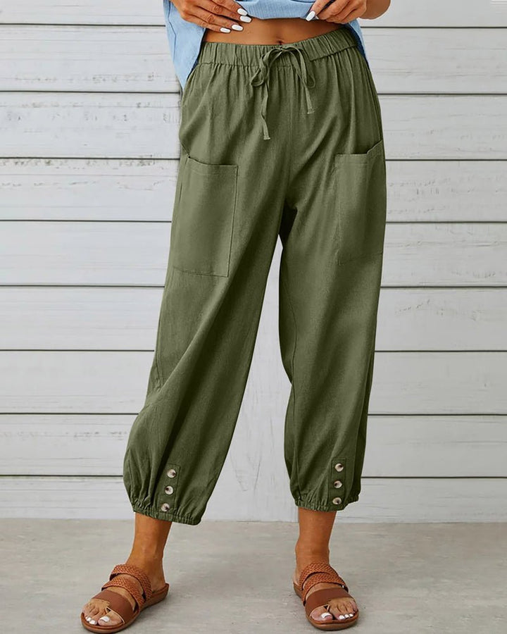 Neve | Stylish High-Waisted Trousers