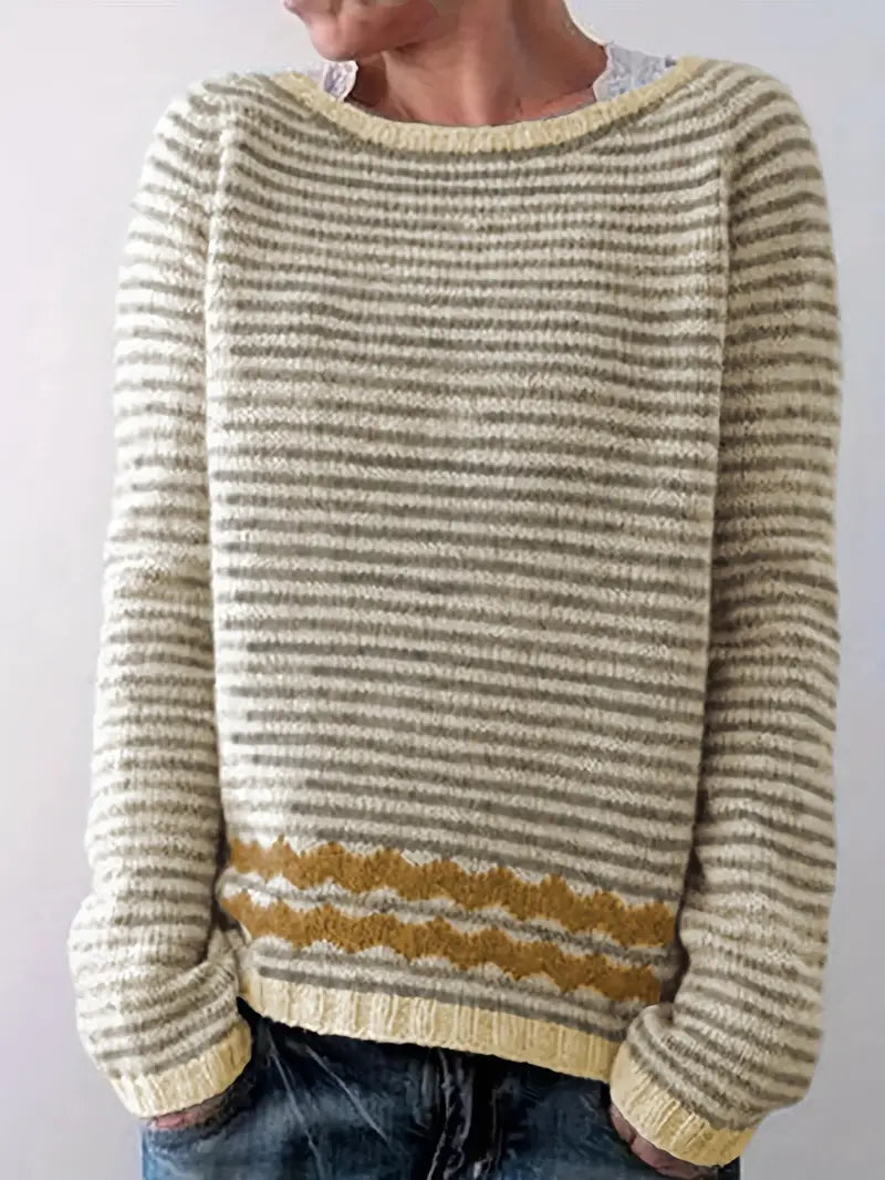 Women's Relaxed Striped Sweater