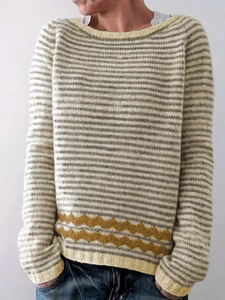Women's Relaxed Striped Sweater