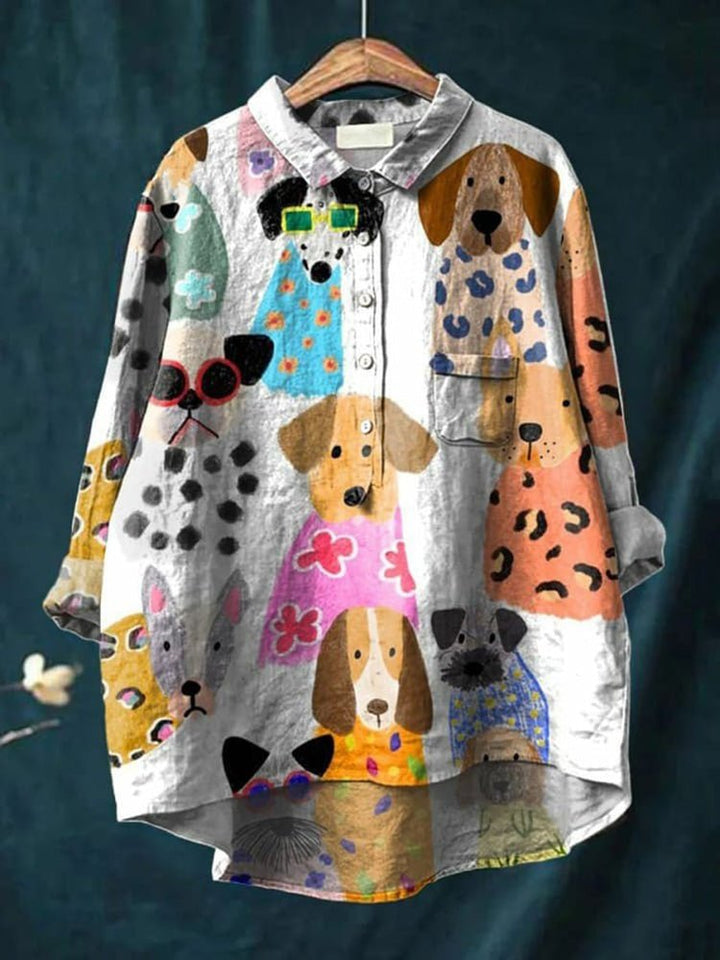 Clarano | Brooks Fun Patterned Blouse