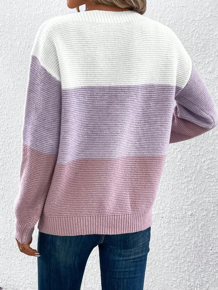 Grace | Cozy Ombre Knit Sweater in Warm Tones