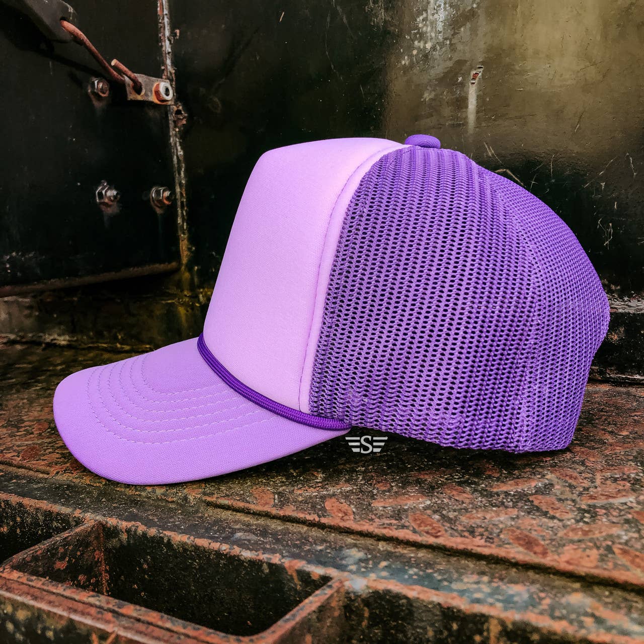 Tri Color Mesh Trucker Cap