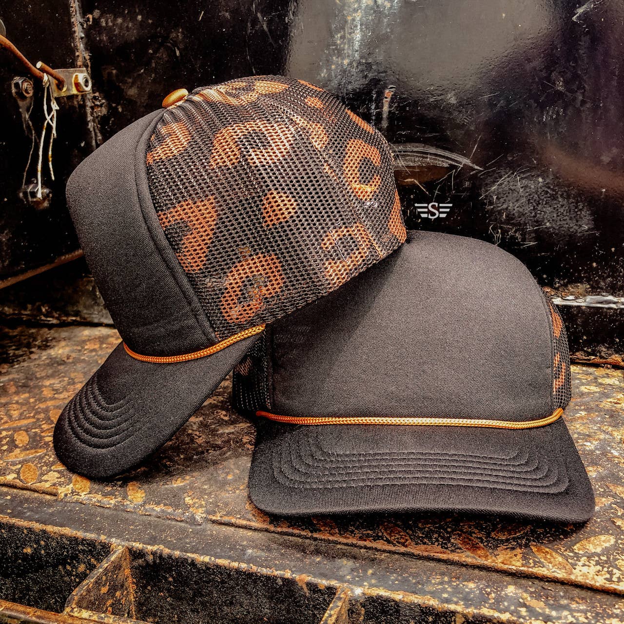 Leopard Mesh Back Cap