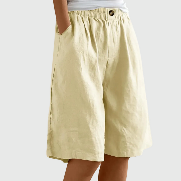 Miley | Chic Cotton-Linen Shorts