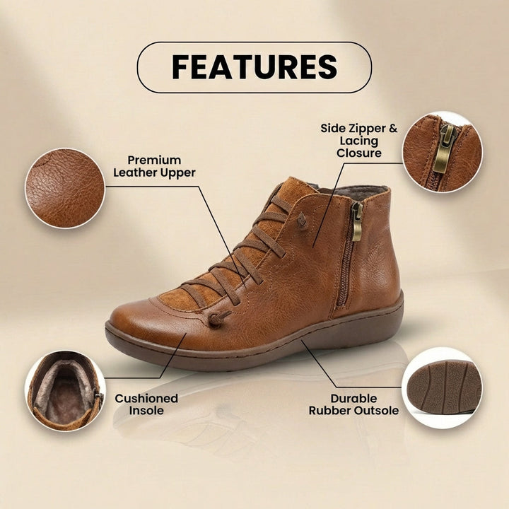 Stylish Orthopedic Boots with Distinctive Design