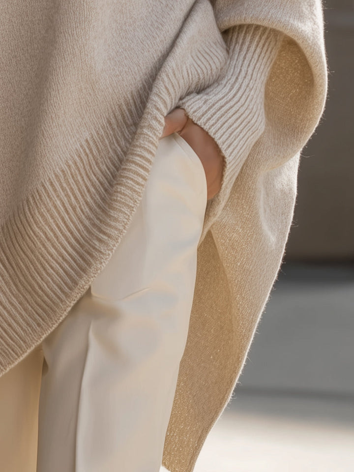 Aster | Comfy Oversized Poncho Sweater