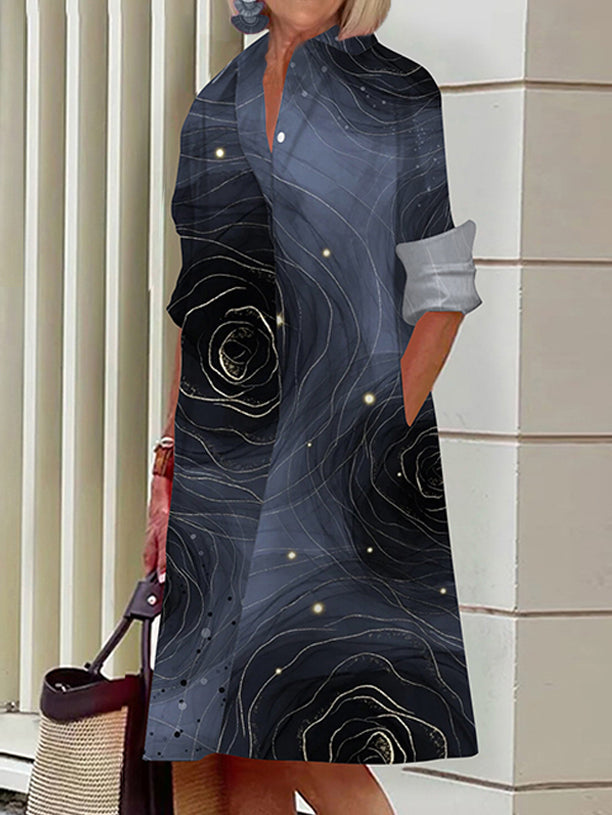Ayah | Elegant Shirt Dress