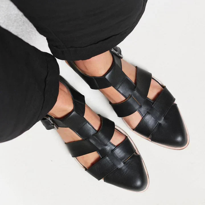 Alicia | Braided Flat Sandals