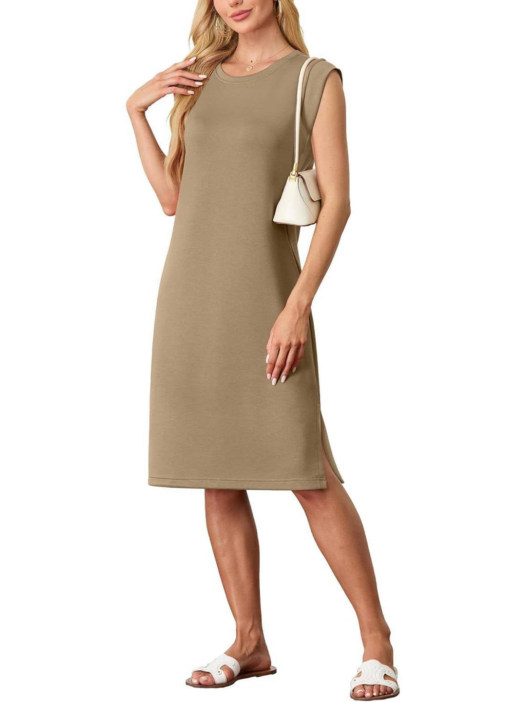 Debra | Relaxed Midi Dress with Pockets