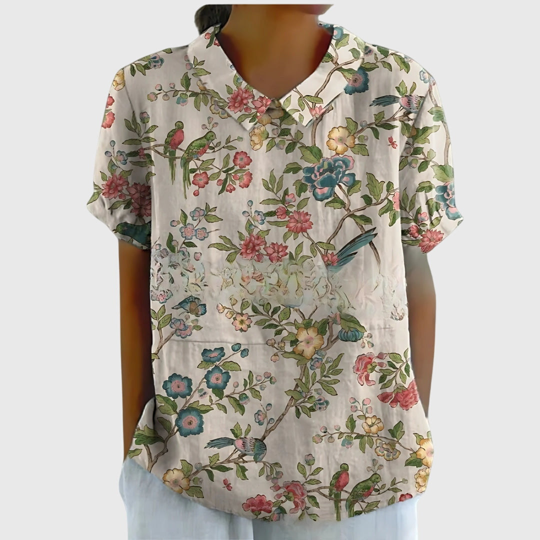 Jenna™ Floral Print Blouse