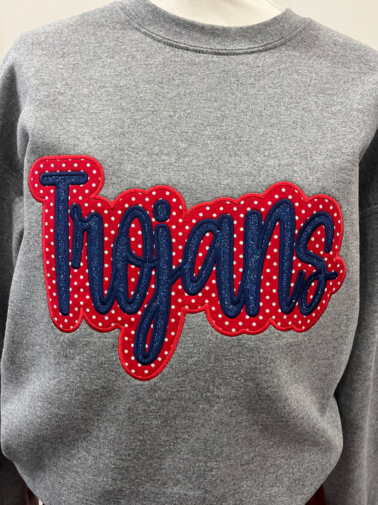 Trojan Applique Sweat Shirt