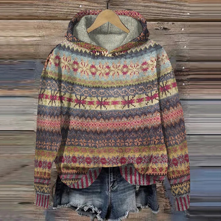 Gaby | Retro Ethnic-Inspired Hoodie