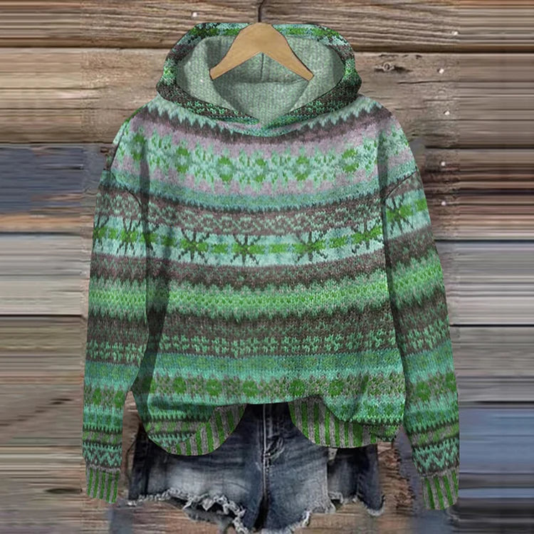 Gaby | Retro Ethnic-Inspired Hoodie