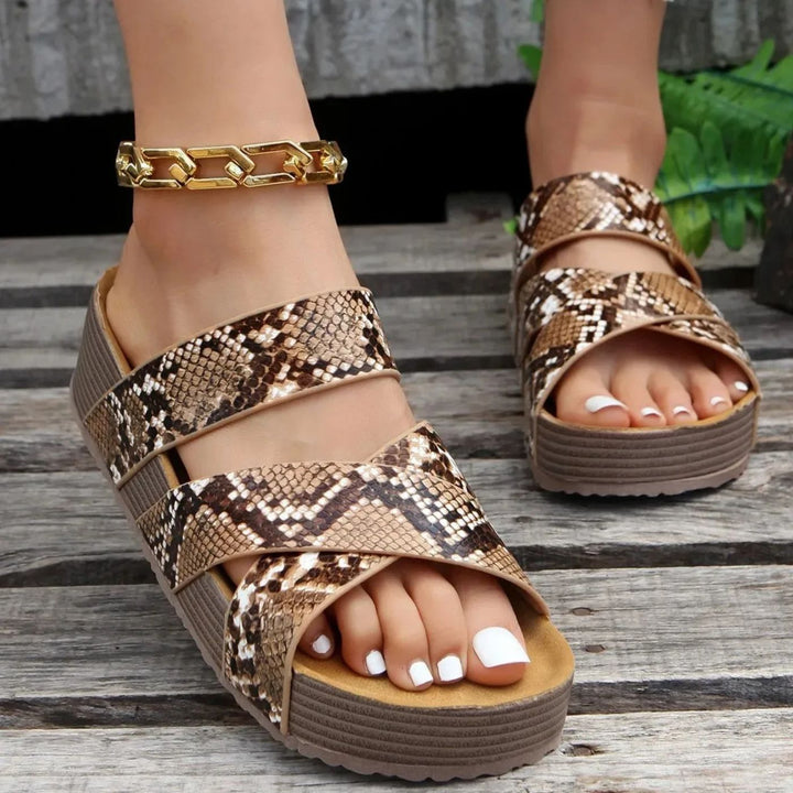 Abigail™ – Premium Leather Orthopedic Sandals with Straps