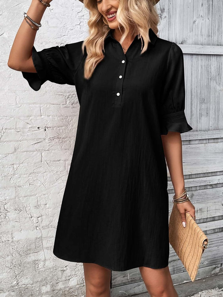 Cameron | Sophisticated Ruffled Dress