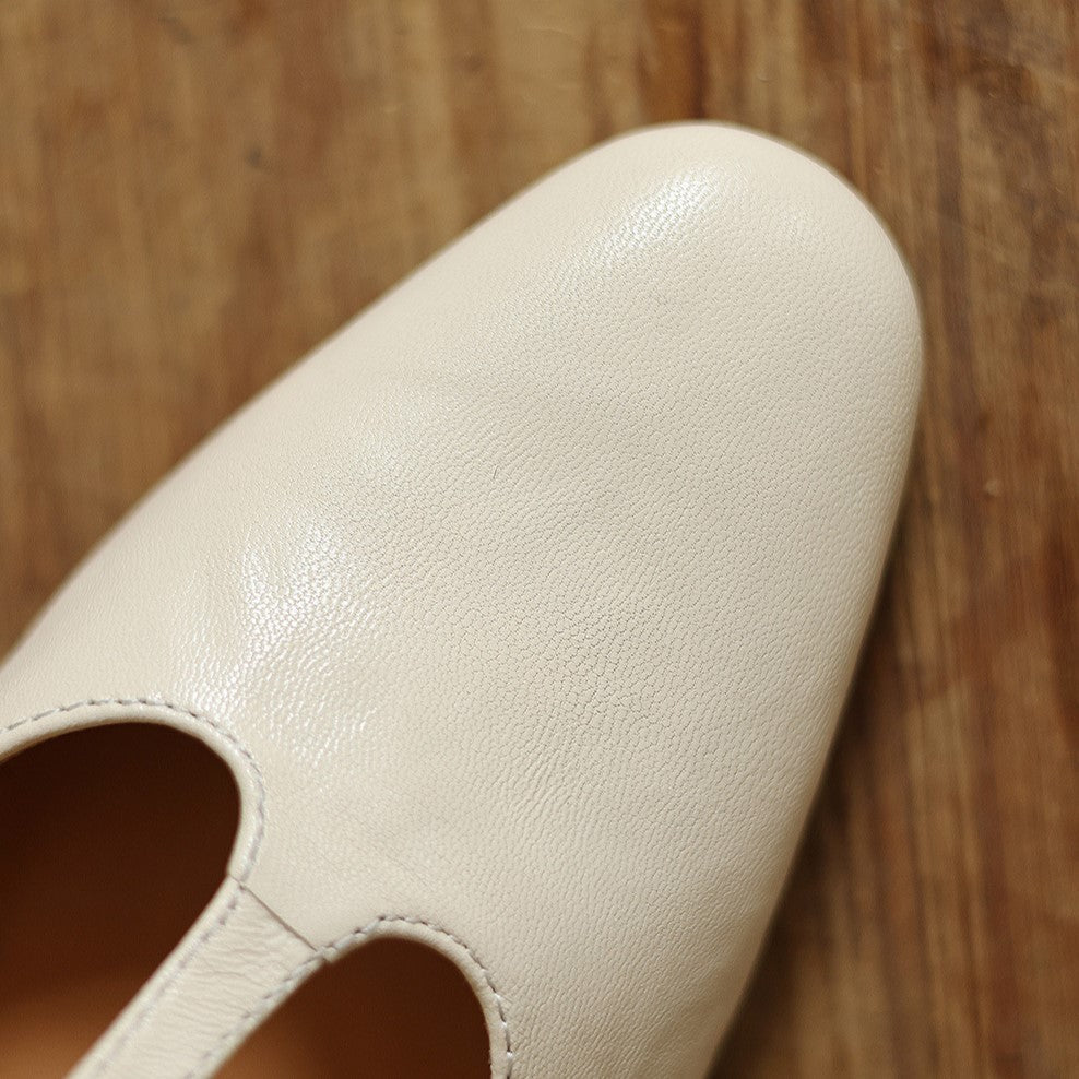 Elowen T-Strap Leather Heels