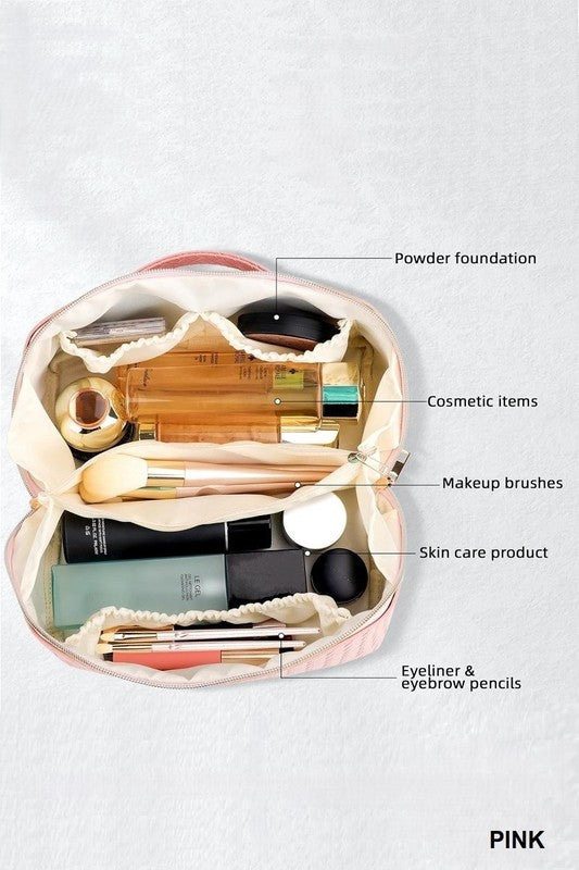 Leather Woven Travel Bag