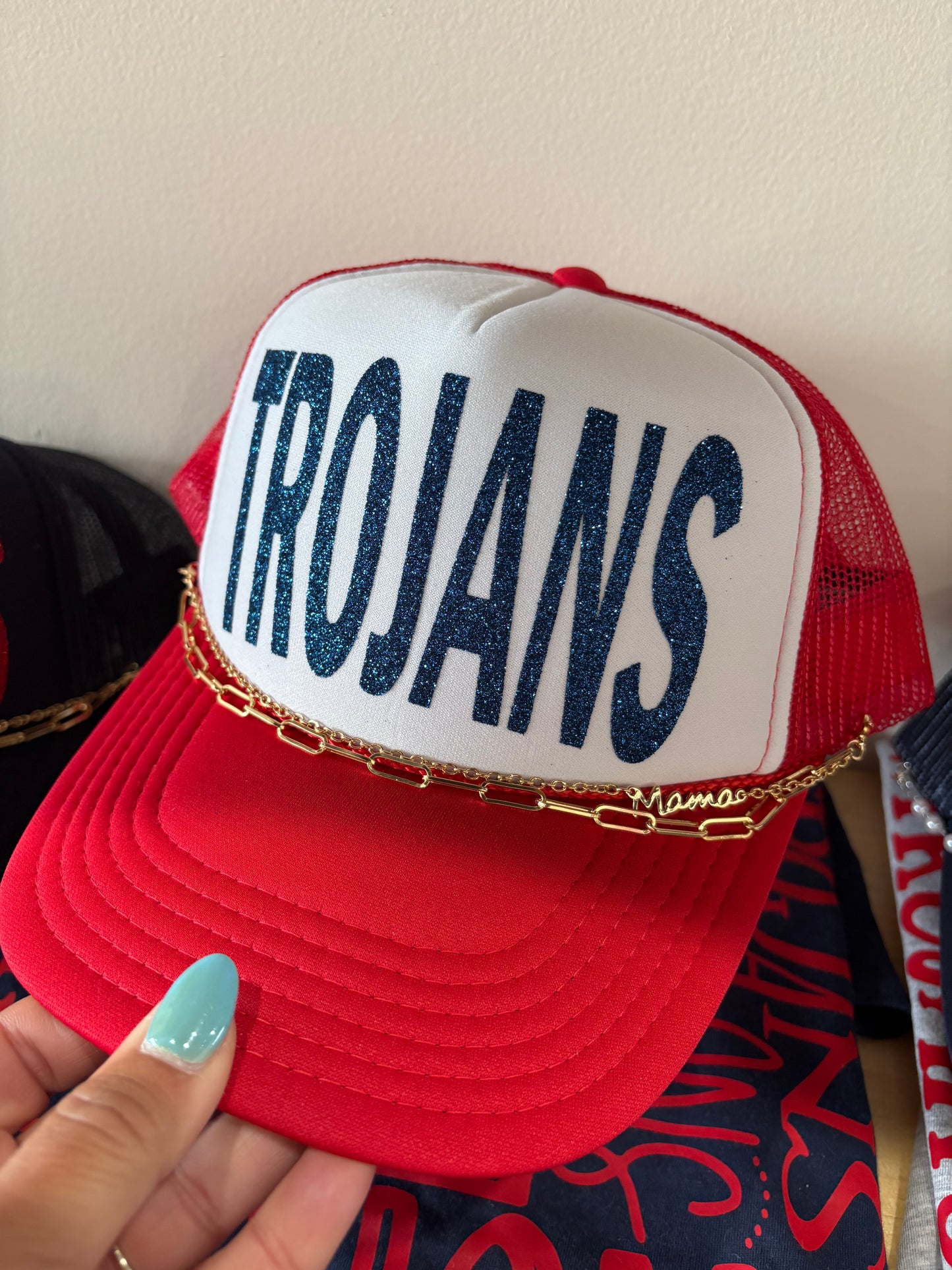 Trojans glitter hat