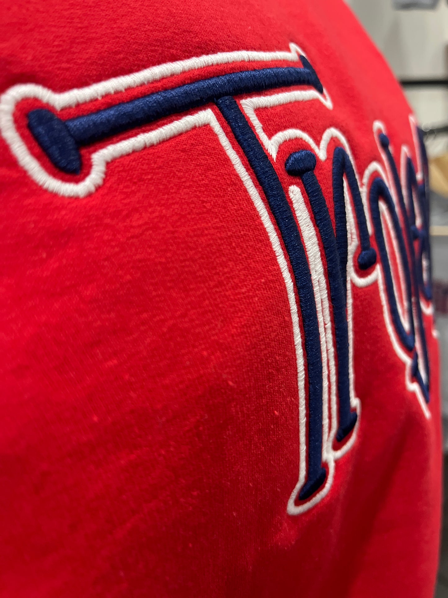 Trojan Puff Embroidered Sweatshirt