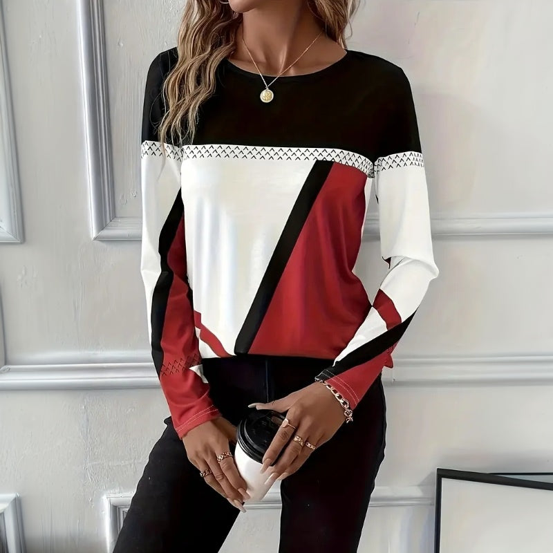 Christina | Stylish Long Sleeve Blouse