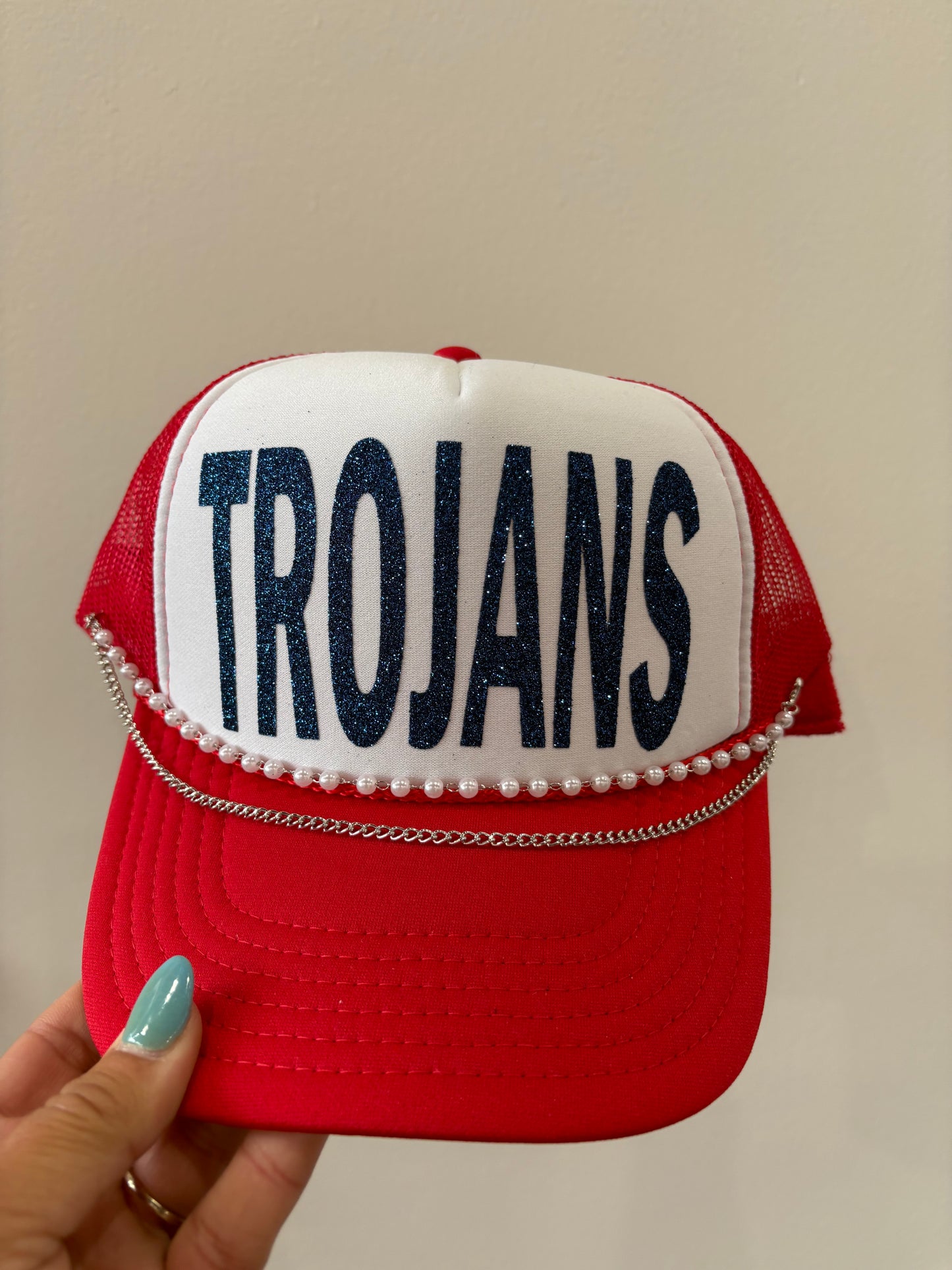 Trojans glitter hat