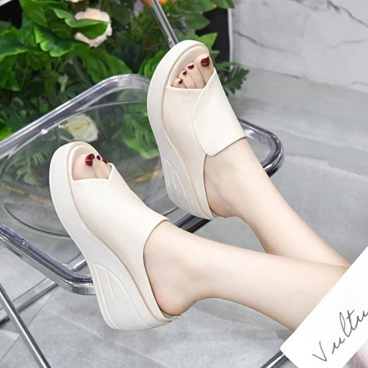 Eliza™ – Orthopedic Wedge Slip-On Sandals