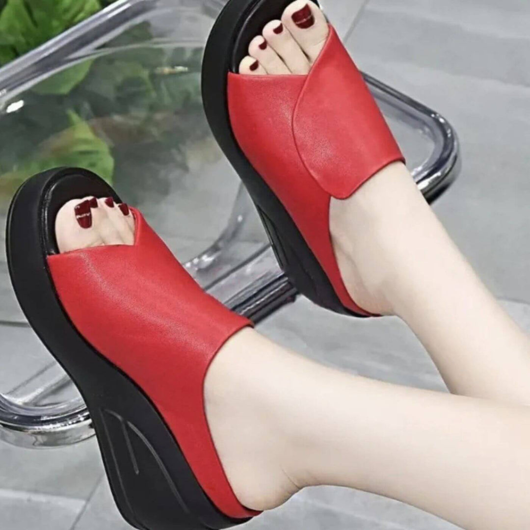 Eliza™ – Orthopedic Wedge Slip-On Sandals