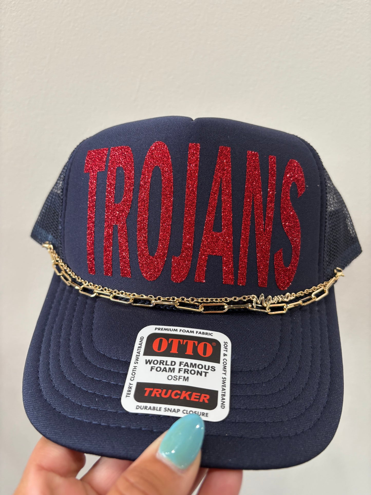 Trojans glitter hat