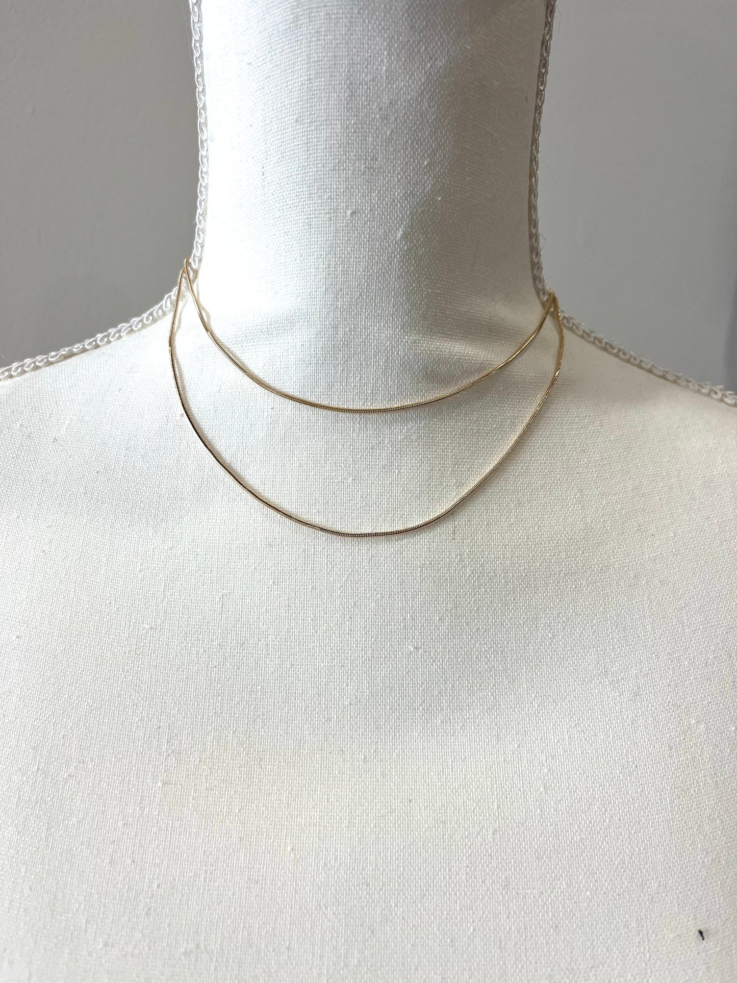 Double Swoop Necklace