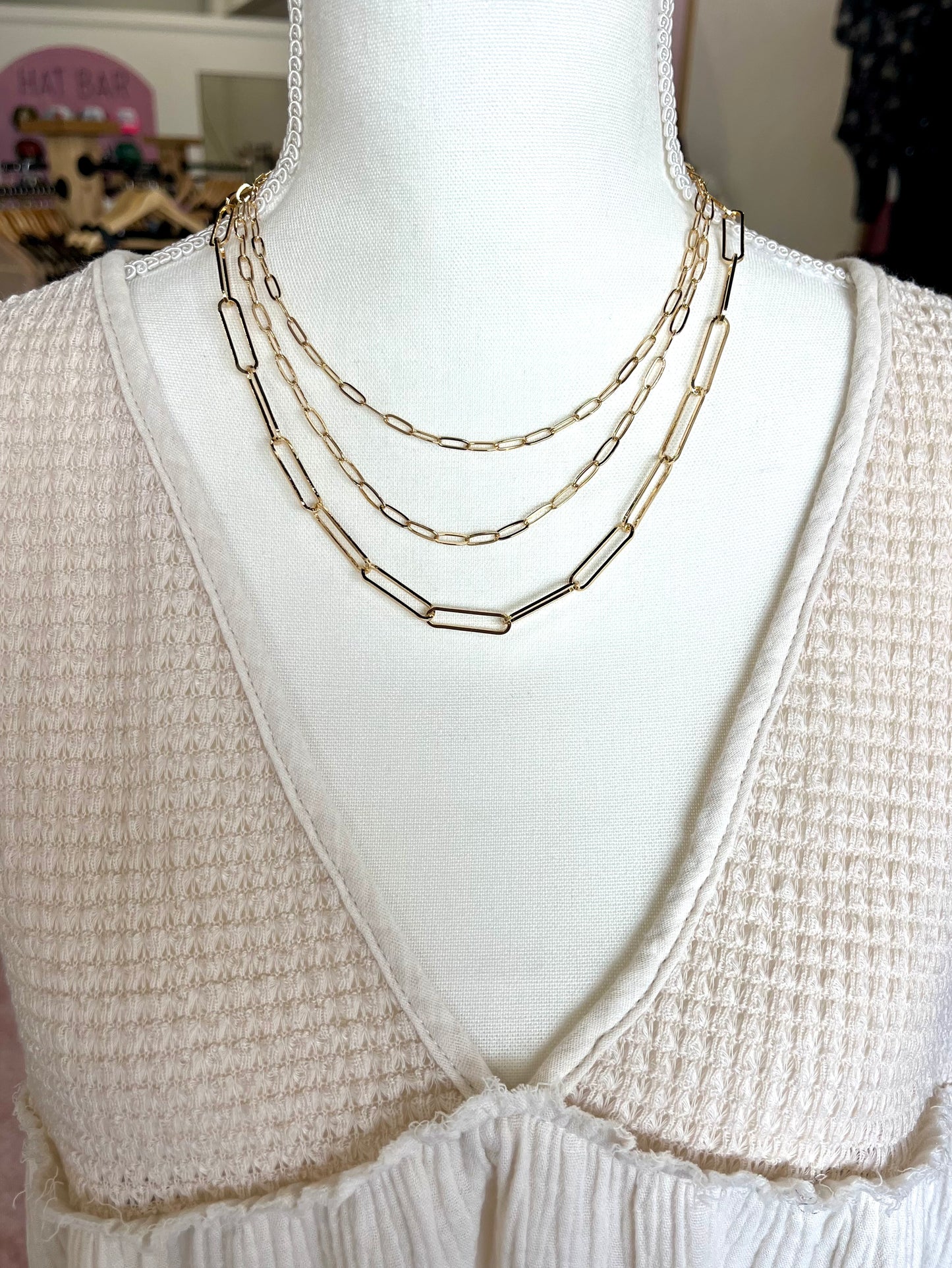Triple Loop Necklace
