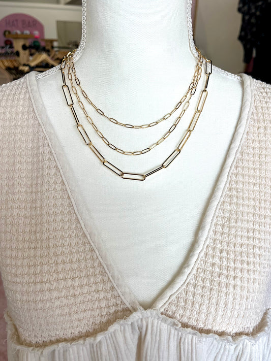 Triple Loop Necklace
