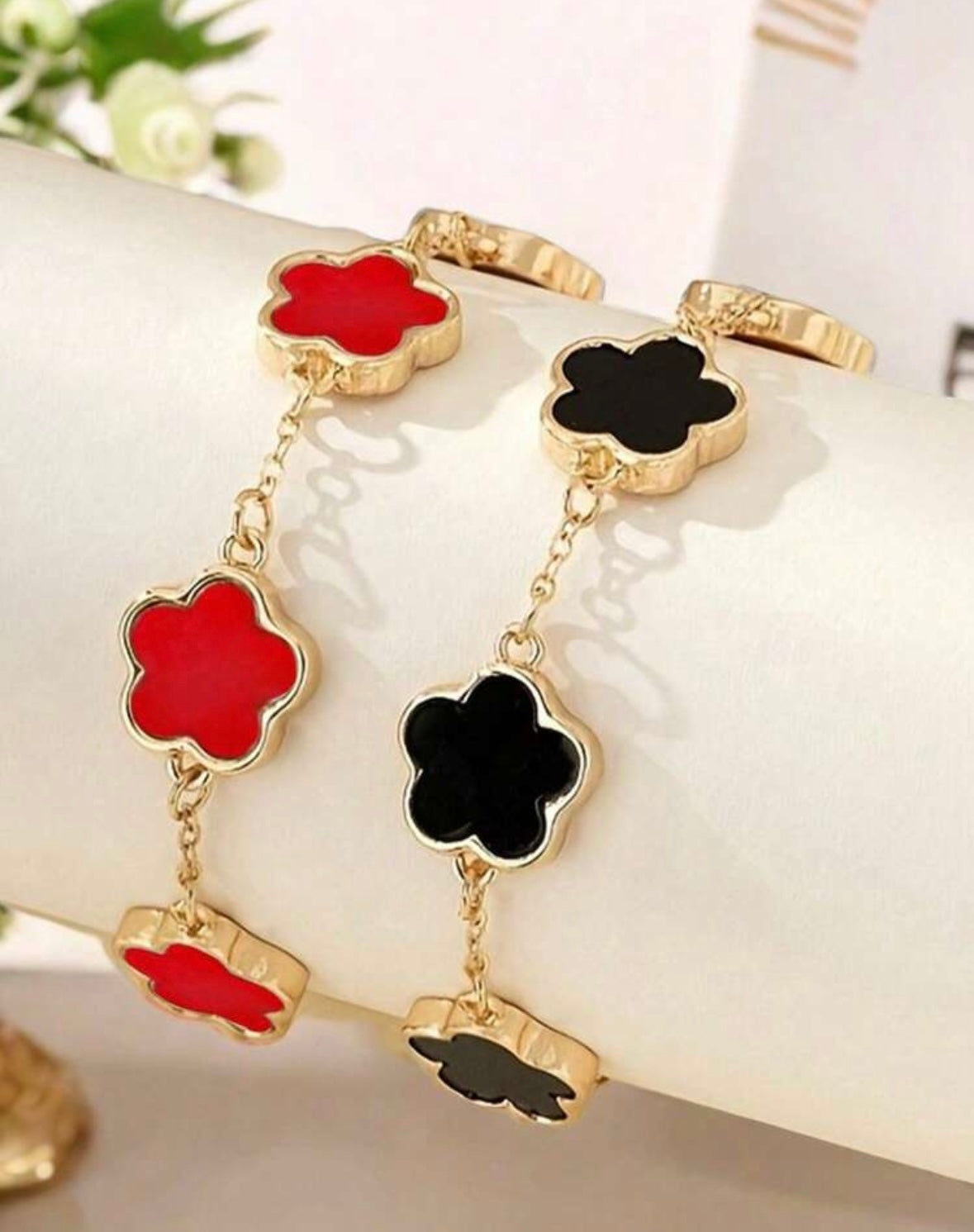 Flower bracelets
